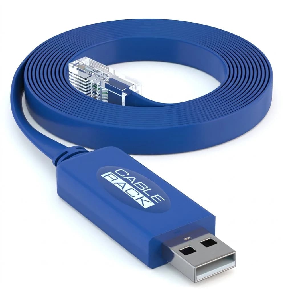 Cavo console USB con chip FTDI, cavo console da USB a RJ45 per router Cisco/router AP/swch Windows, Mac, Linux Cavo console USB con chip FTDI, cavo console da USB a RJ45 per router Cisco/router AP/swch Windows, Mac, Linux