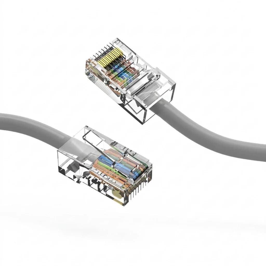 Cat5e UTP Non-Booted Ethernet Network Cable Gray