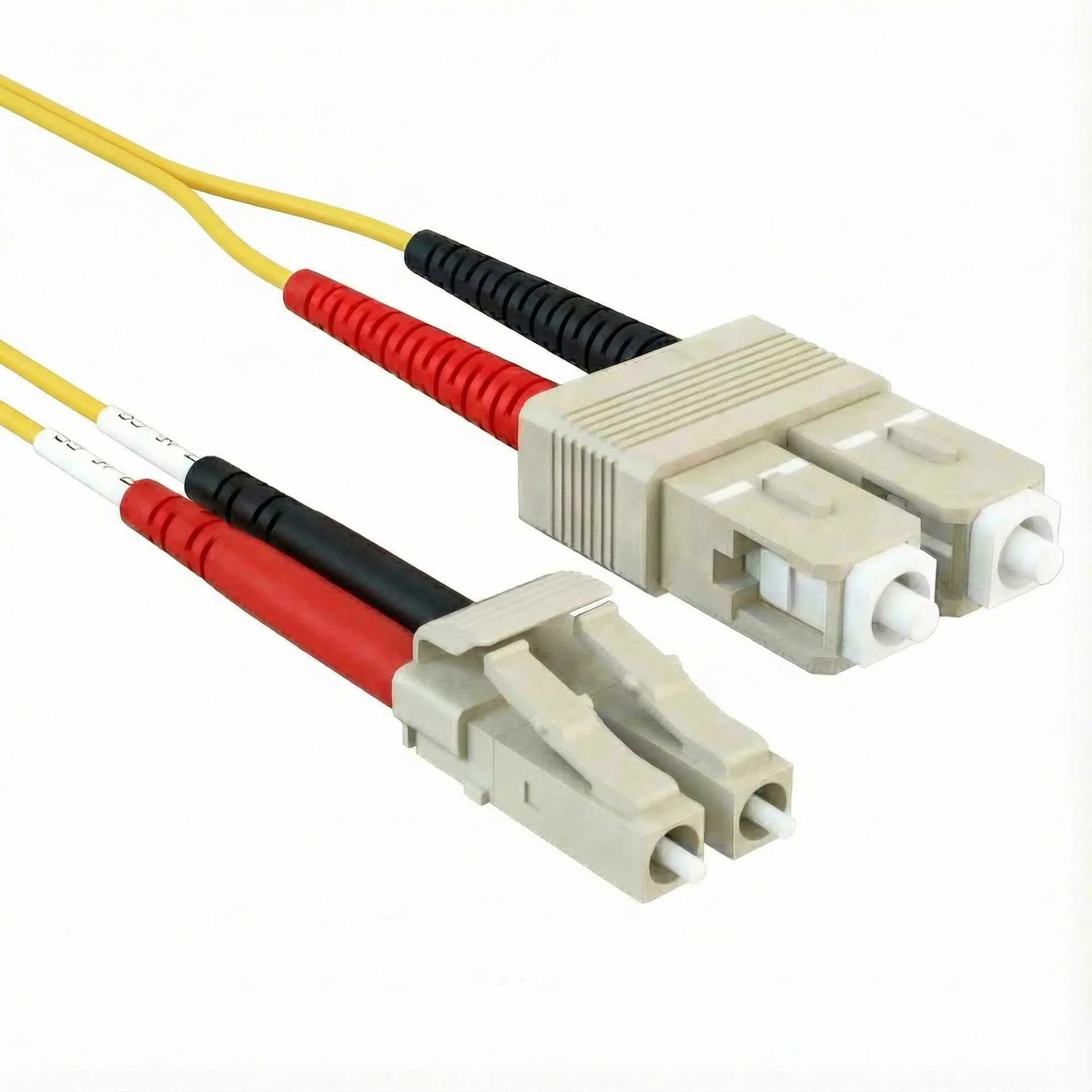 Yellow fiber patch cable
