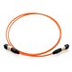 2m MTP 62.5/125 Plenum Rated Multimode 12 Strand Fiber Patch Cable - Orange