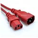 5ft IEC60320 C14 Male Plug to C13 Female Connector 18/3 10AMP 250V SVT Power Cord Red