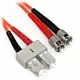5m SC/ST Plenum Rated Duplex 62.5/125 Multimode Fiber Patch Cable