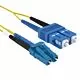 40m LC/SC Duplex 9/125 Single Mode Fiber Patch Cable Yellow