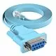 10ft DB9 Female to RJ45 Male Rollover Console Cable for Cisco Baby Blue