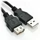 6ft USB 2.0 Extension A Male to A Female High Speed Cable Black