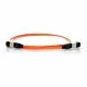 20m MTP 50/125 Plenum Rated Multimode 12 Strand Fiber Patch Cable - Orange