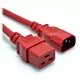 4ft IEC60320 C14 Male Plug to C19 Female Connector 14/3 15AMP 250V SJT Power Cord Red