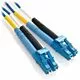 2m LC/LC Plenum Rated Duplex 9/125 Singlemode Bend Insensitive Fiber Patch Cable - Blue