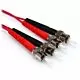 75m ST/ST Duplex 62.5/125 Multimode Fiber Patch Cable - Red