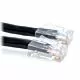 14ft Cat6 550MHz 24AWG Bare Copper UTP Ethernet Network Cable Non-Booted - Black