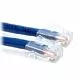 4ft Cat6 550MHz 24AWG Bare Copper UTP Ethernet Network Cable Non-Booted - Blue