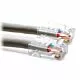 10ft Cat6 550MHz 24AWG Bare Copper UTP Ethernet Network Cable Non-Booted - Gray
