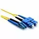 1FT LC/SC Duplex 9/125 Single Mode Fiber Patch Cable